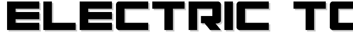 Electric Toaster font